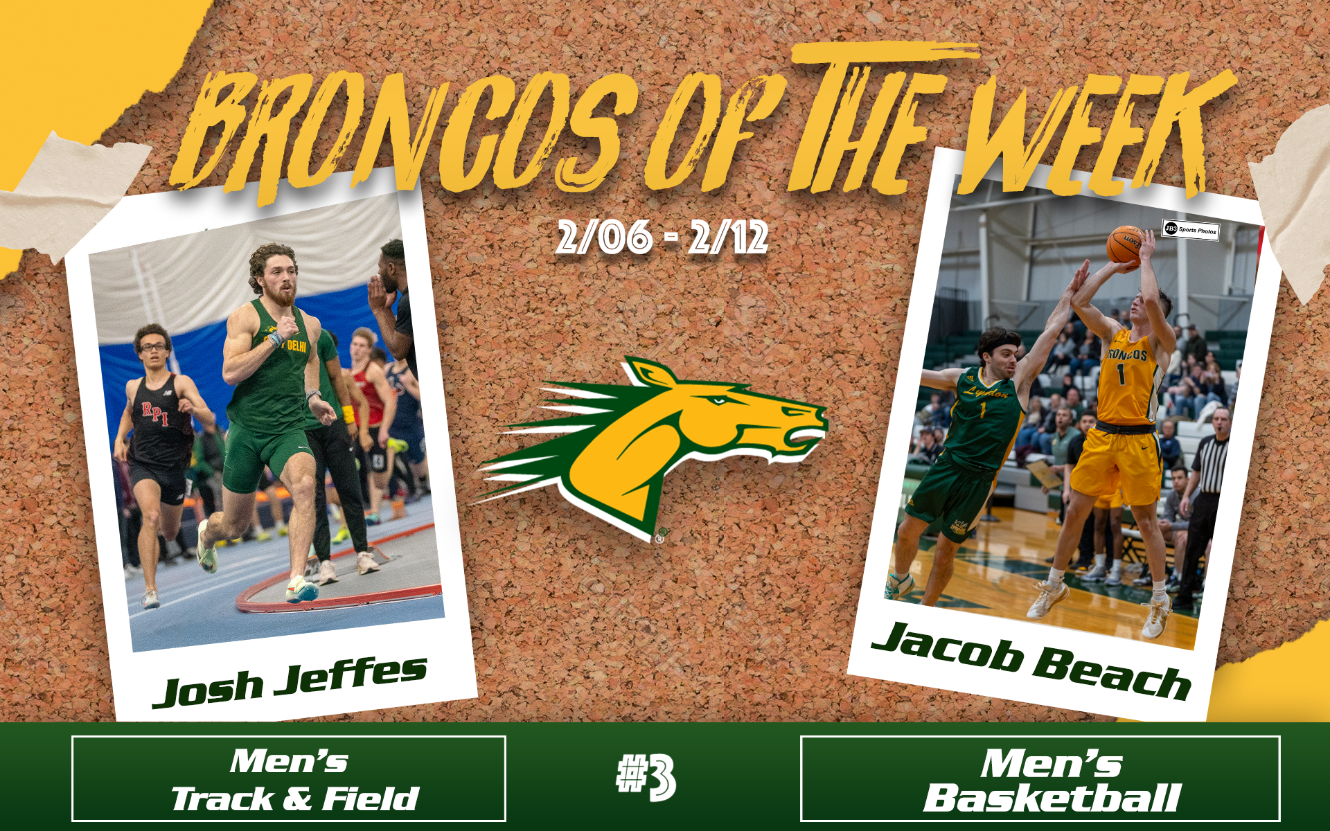 Bronco of the Week #3 Josh Jeffes, Jacob Beach (2/13)
