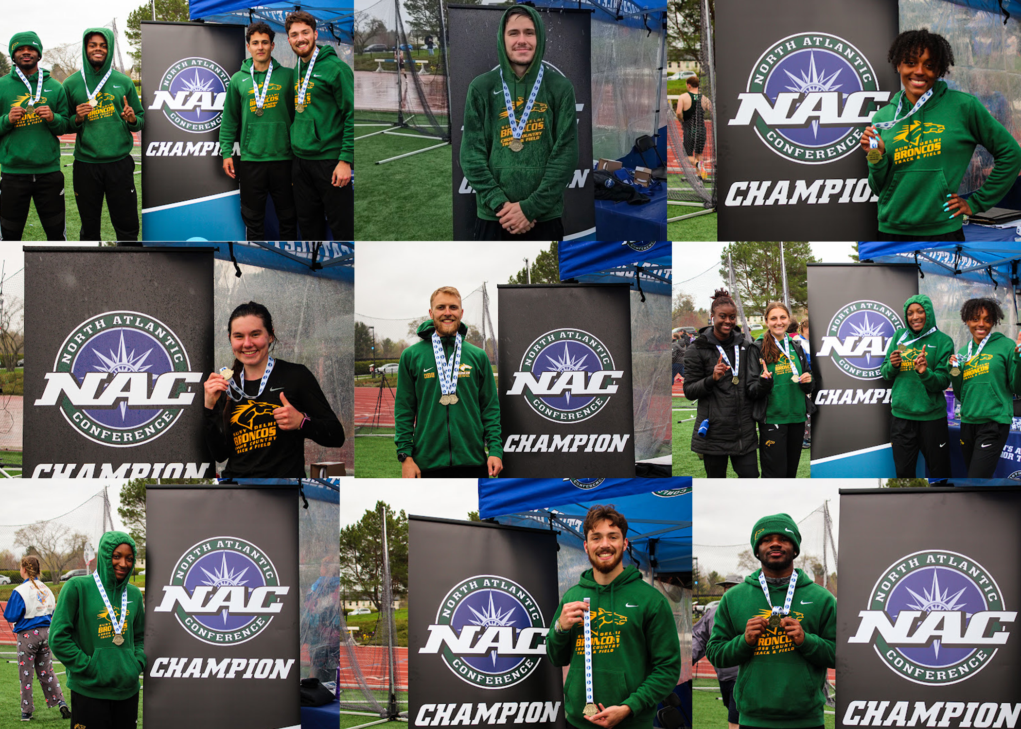 Men and Women's Track & Field finish second at North Atlantic Conference Championships