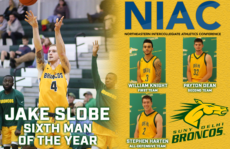 NIAC Honors Slobe Sixth Man of the Year, Knight, Dean, Harten Earn All-Conference