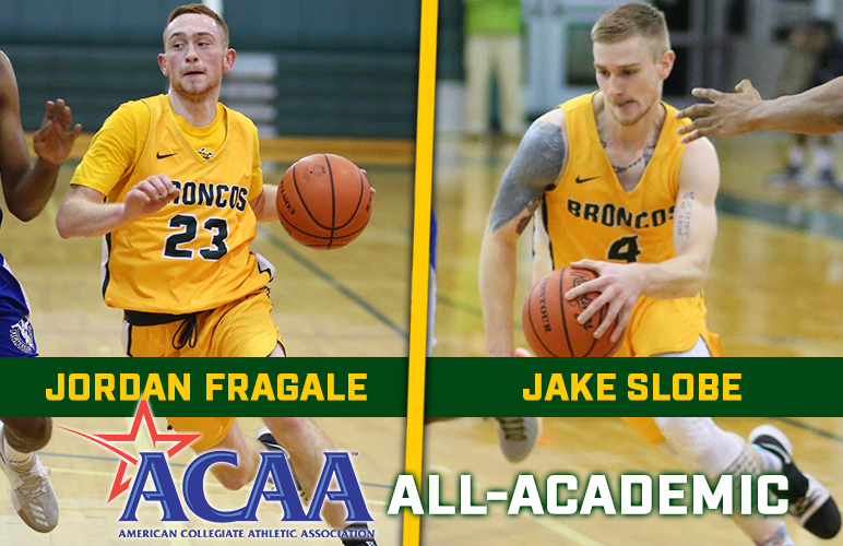 Fragale, Slobe Selected to ACAA All-Academic Team