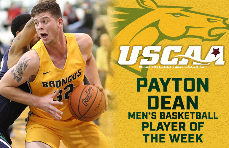 Dean Accorded USCAA DII Player of the Week, Earns Second Weekly Honor