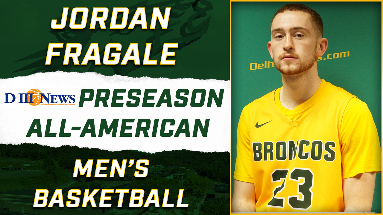 Jordan Fragale Named DIII News Preseason All-American Honorable Mention
