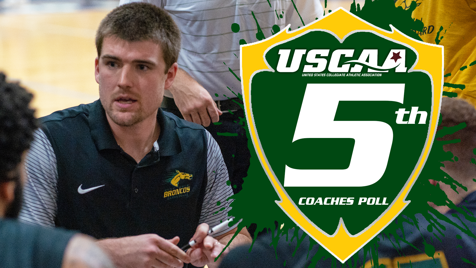 Men's Basketball Ranked Fifth in USCAA National Coaches Poll