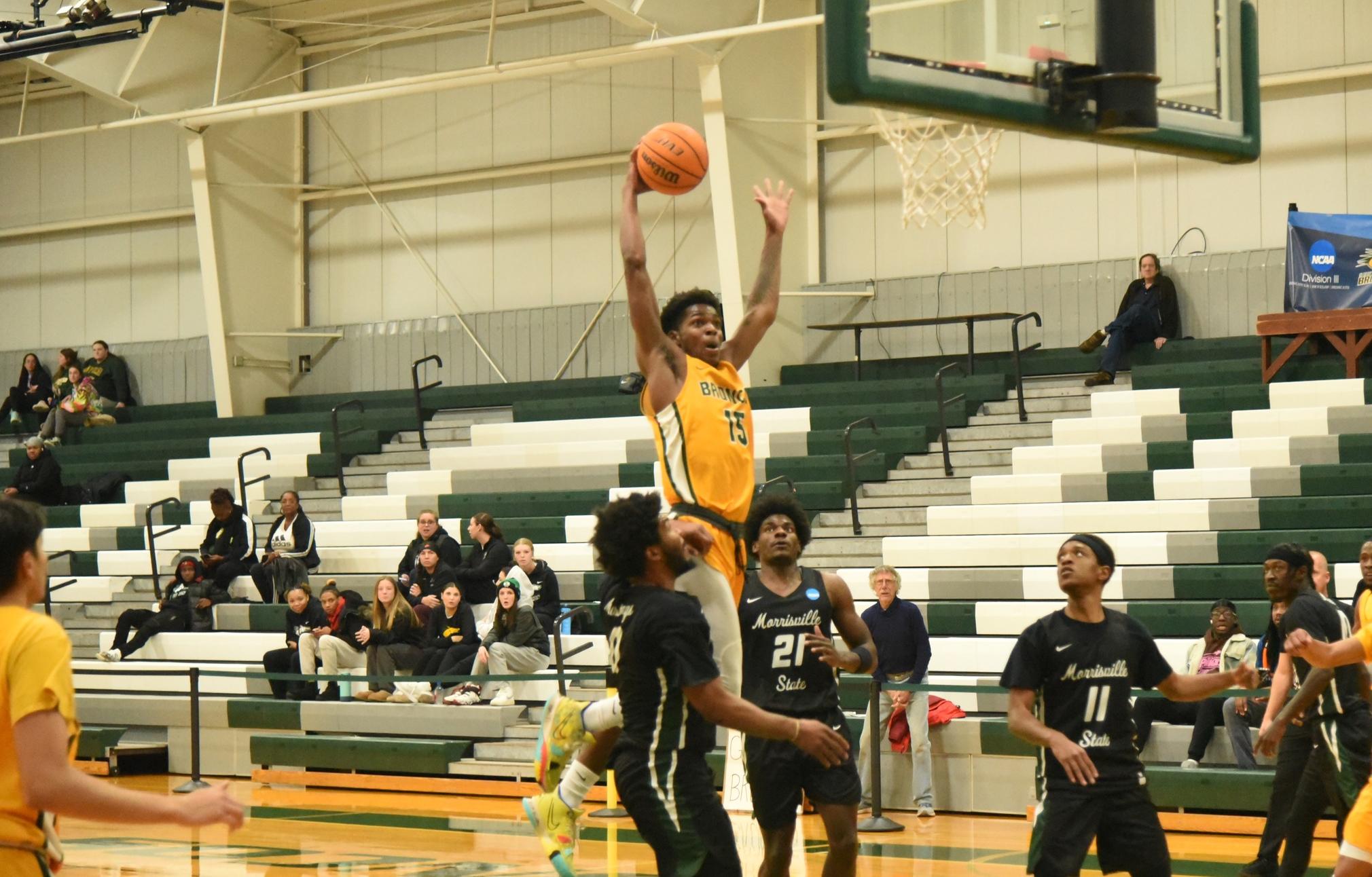 Broncos Cruise past Morrisville St. 95-77; McCarthy Ties Career-High 27 Points