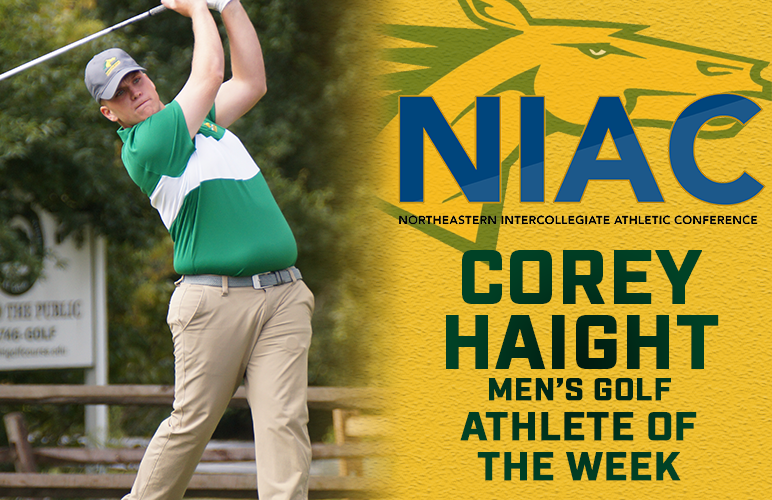 Corey Haight Accorded NIAC Male Athlete of the Week