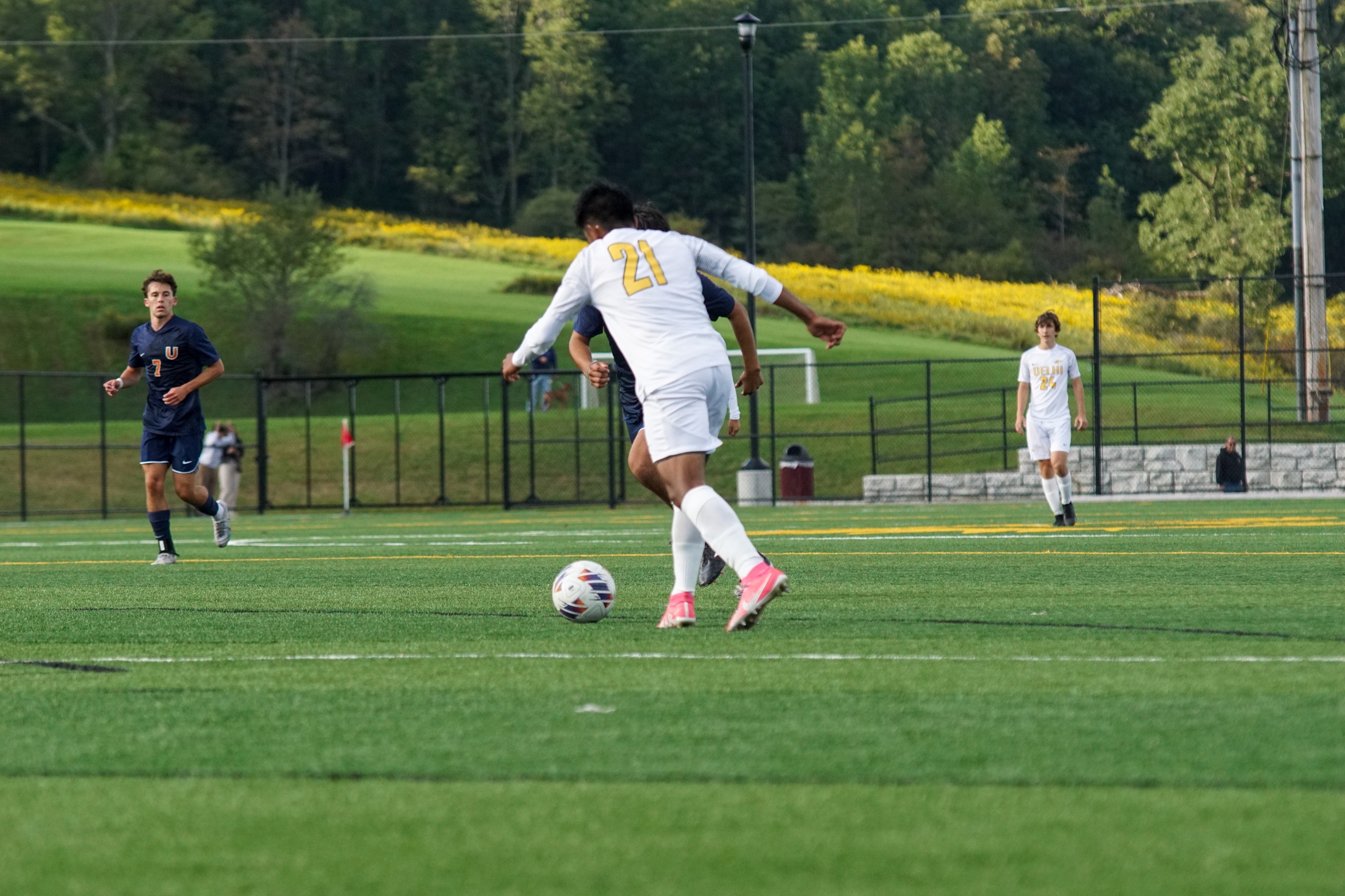 Men's Soccer battle with Utica ends in draw at Neil Riddell Field