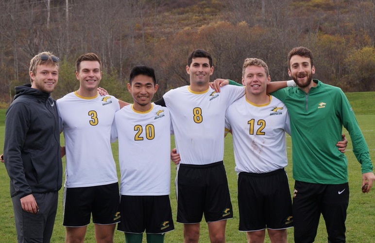 Delhi Honors Graduating Players, Rettle Scores Hat Trick in 4-1 Win Over Berkeley NY