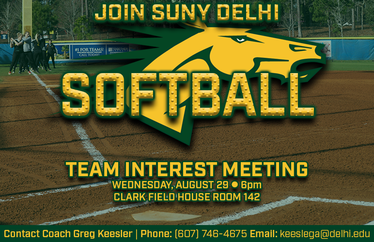 Softball Interest Meeting to Take Place Aug. 29