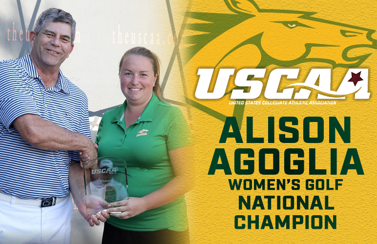 Alison Agoglia Claims First USCAA National Title for Women's Golf