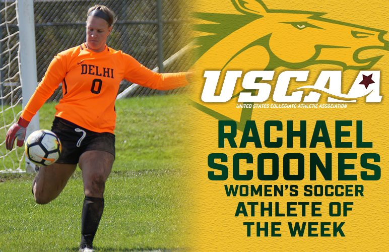 Scoones Receives Team's First USCAA Weekly Honor