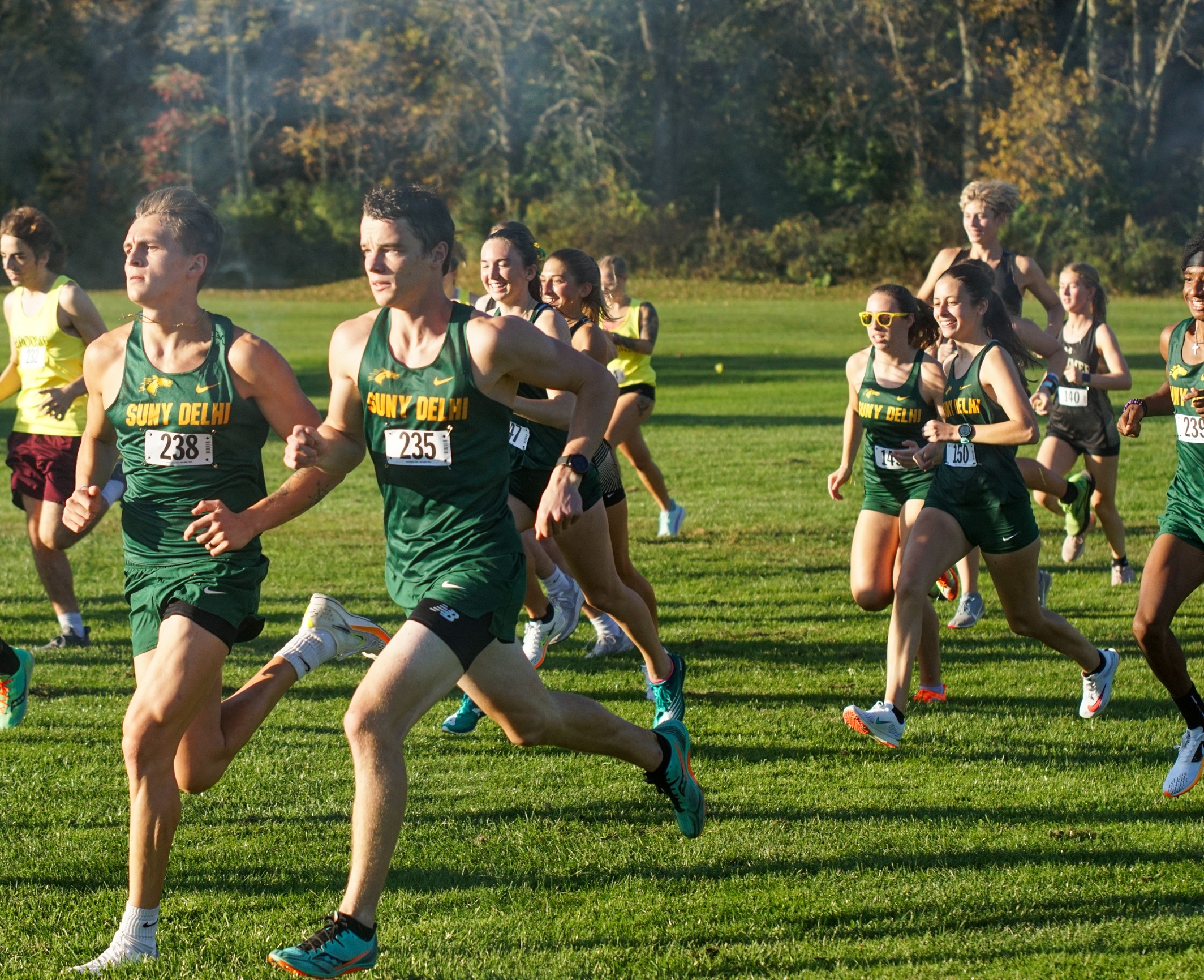 Men finish fourth and women seventh at Golden Bear Invite