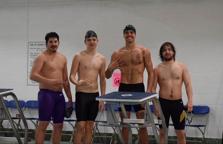 Delhi Swim Team Takes on Cazenovia and Herkimer CC, Men Win Both While Women Grab One