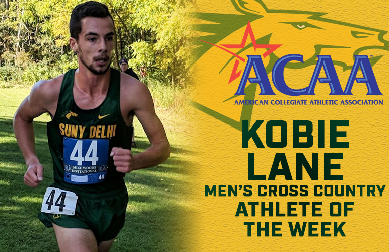 Lane Gathers Second ACAA Weekly Honor of Season, Fifth for Career