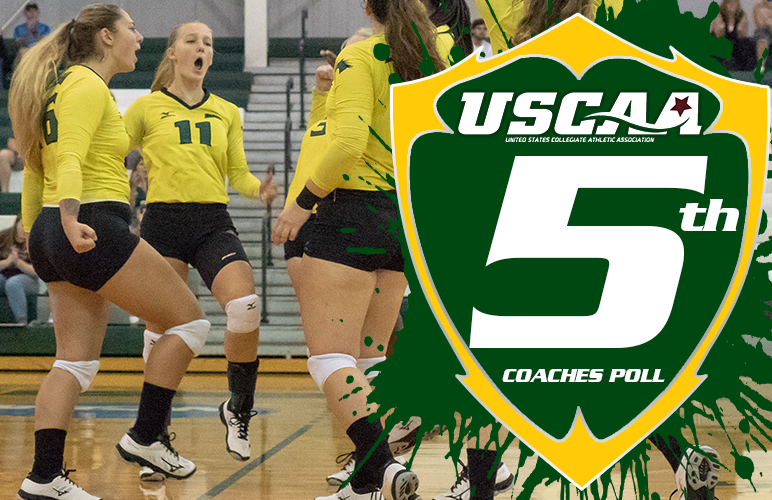 Women's Volleyball Fifth in First USCAA Coaches Poll