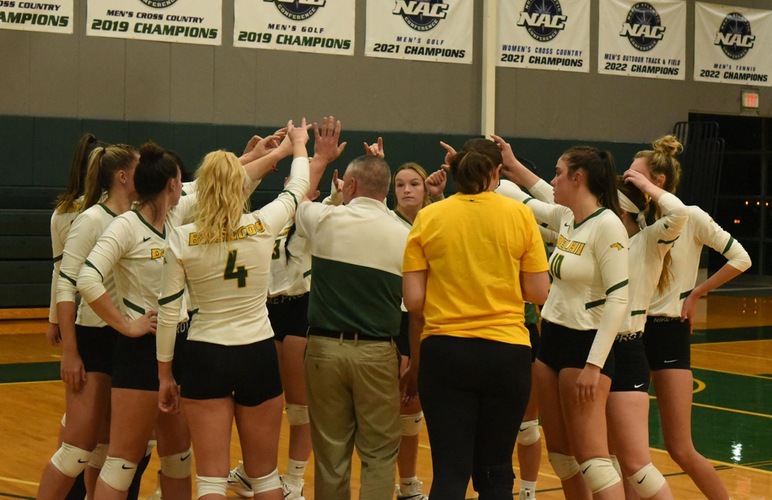 The Broncos fall to SUNY Morrisville at home in three sets