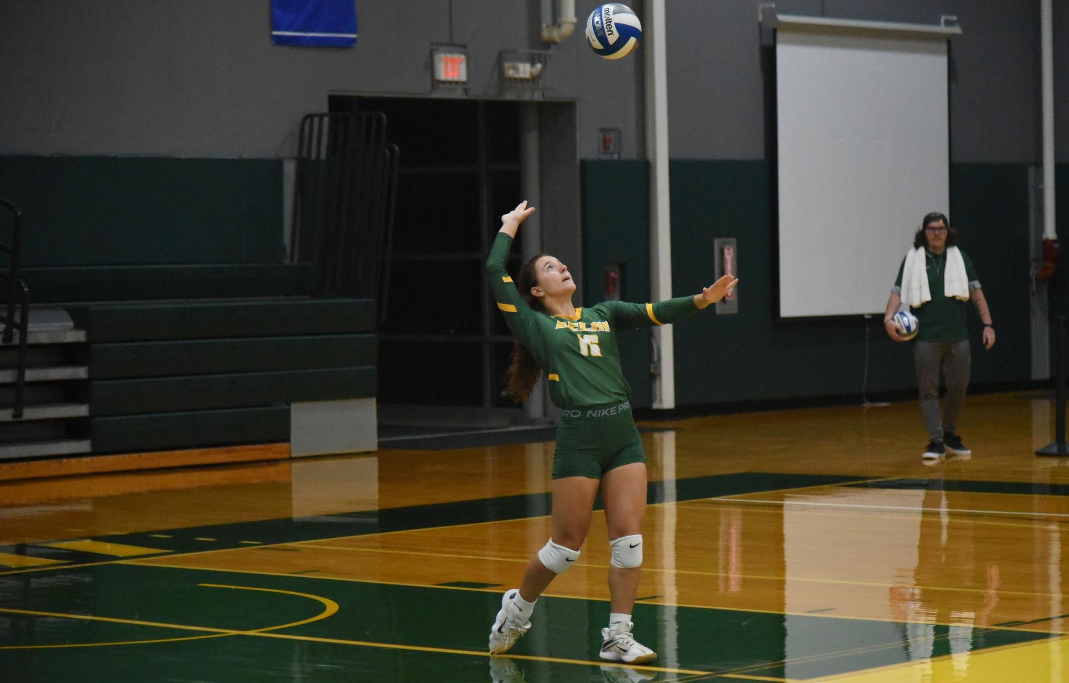 Volleyball Collects First Win of the Year, Sweeping Clarks Summit in Three Sets