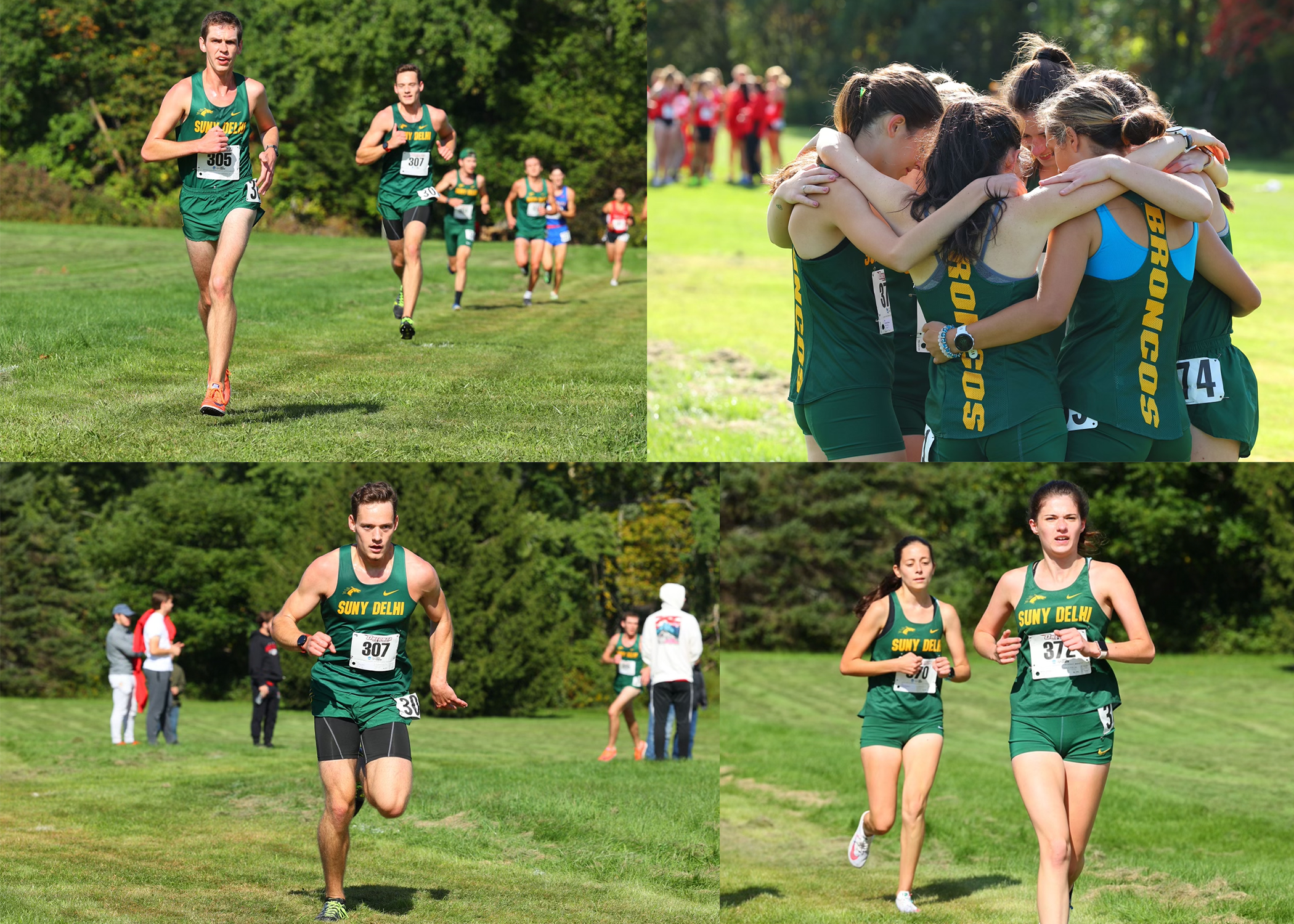 Cross Country Ends Day in Oneonta with Seven Broncos Breaking Personal Records