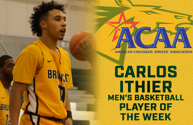 Ithier's Career Performance Awarded with ACAA Player of the Week