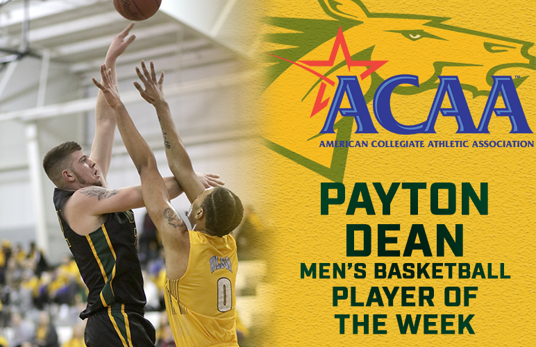 Payton Dean Nabs Final ACAA Weekly Award