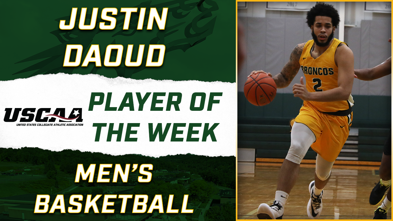 Justin Daoud Takes ACAA Tourney MVP Performance to USCAA Athlete of the Week