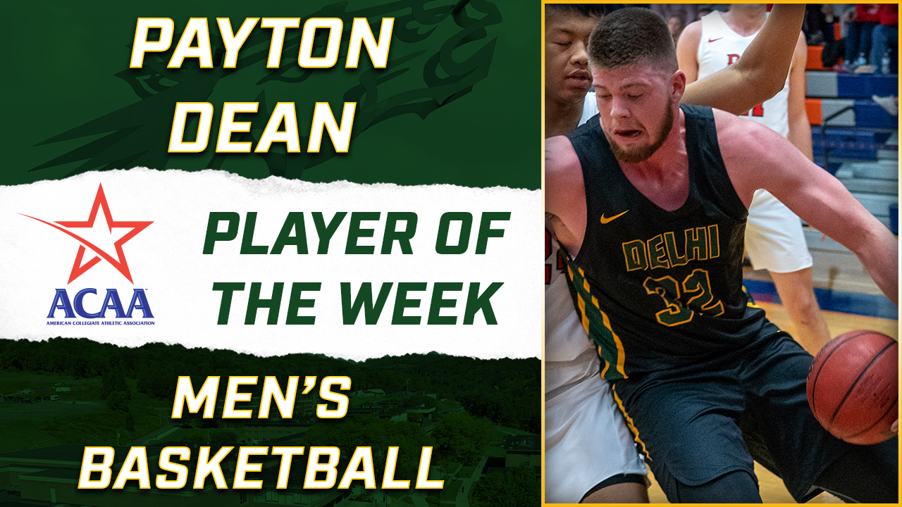 Payton Dean Pulls Down ACAA Player of the Week