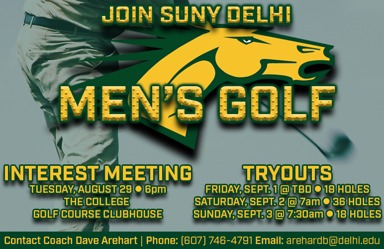 Men's Golf to Hold Interest Meeting, Tryouts