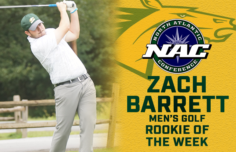 Zach Barrett Earns NAC Golf Rookie of the Week