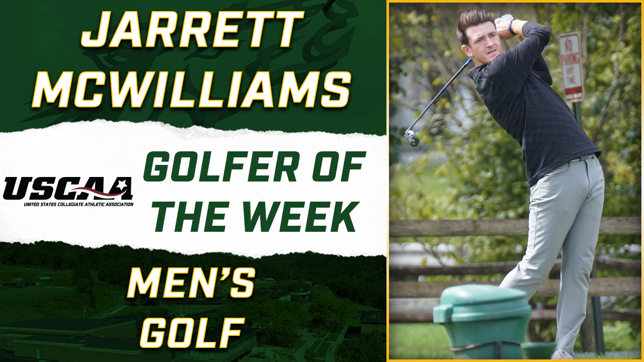 McWilliams Named USCAA Men's Golfer of the Week