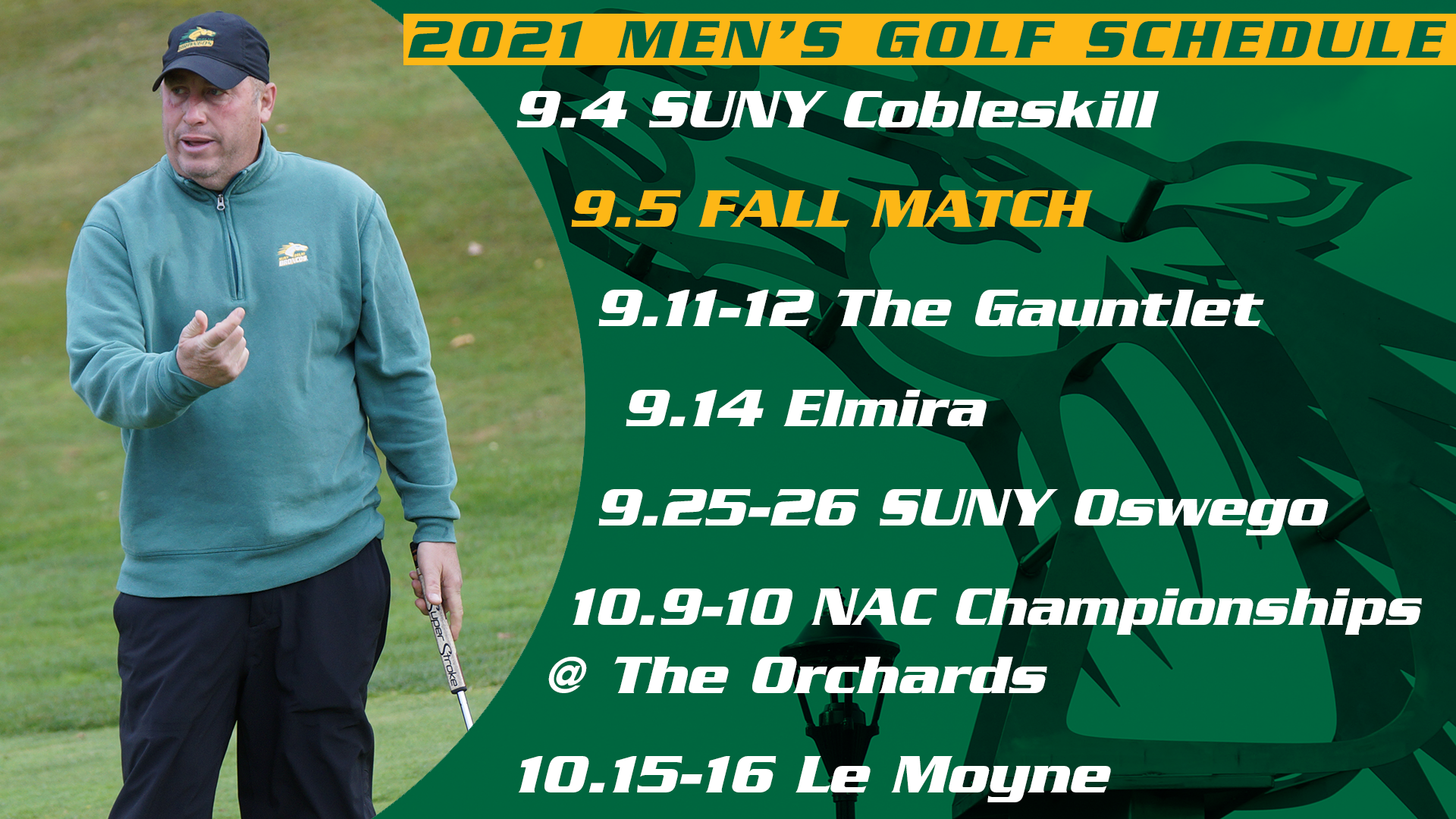 Men's Golf Fall Schedule Released, Team Eager for First NCAA Championship Season