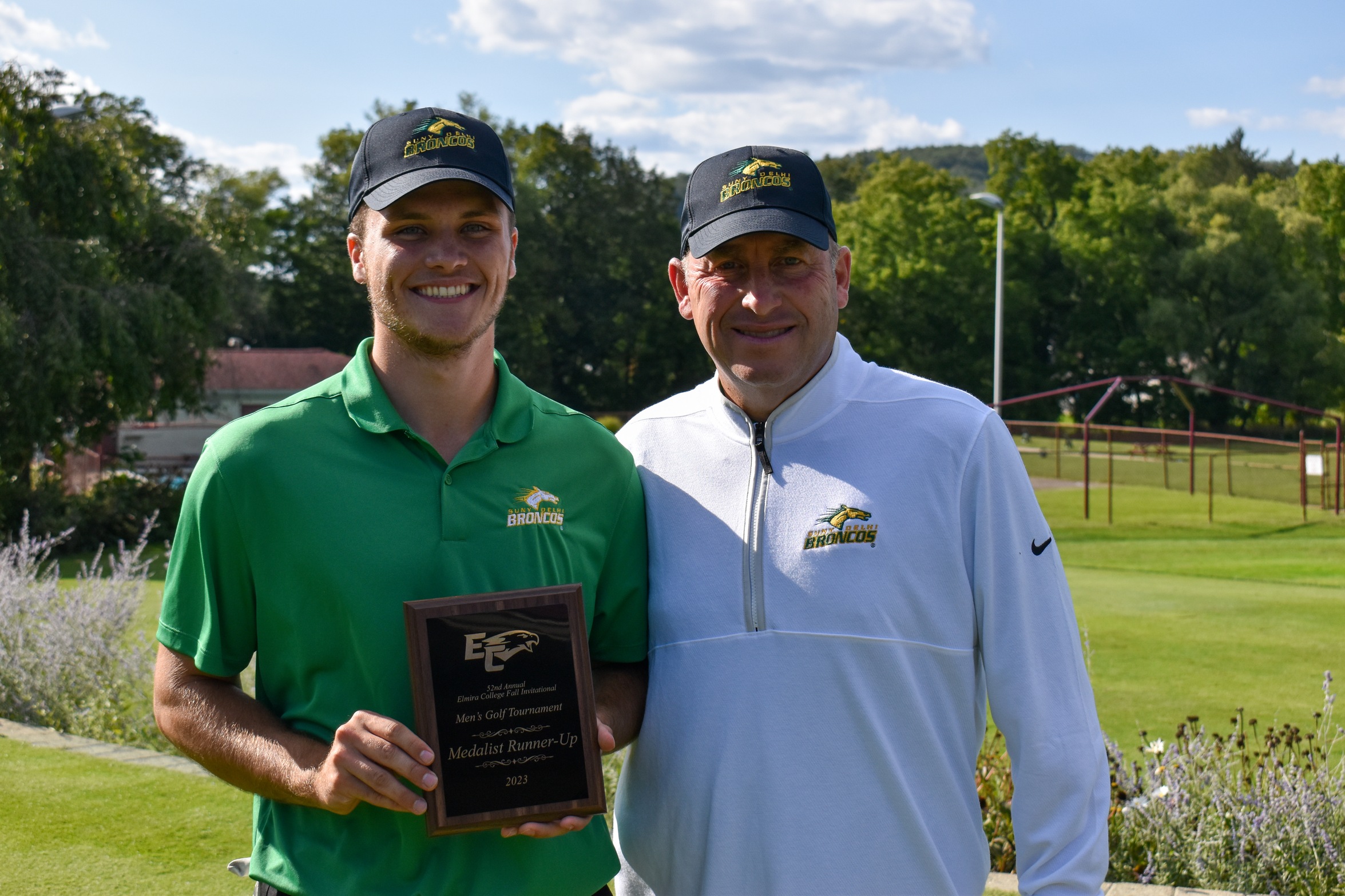 Men's Golf takes second at Elmira Invitational; freshman Noah Tyler finishes as individual runner-up