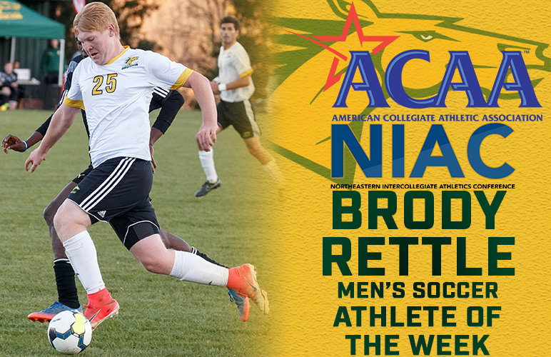 Brody Rettle Accorded ACAA, NIAC Athlete of the Week