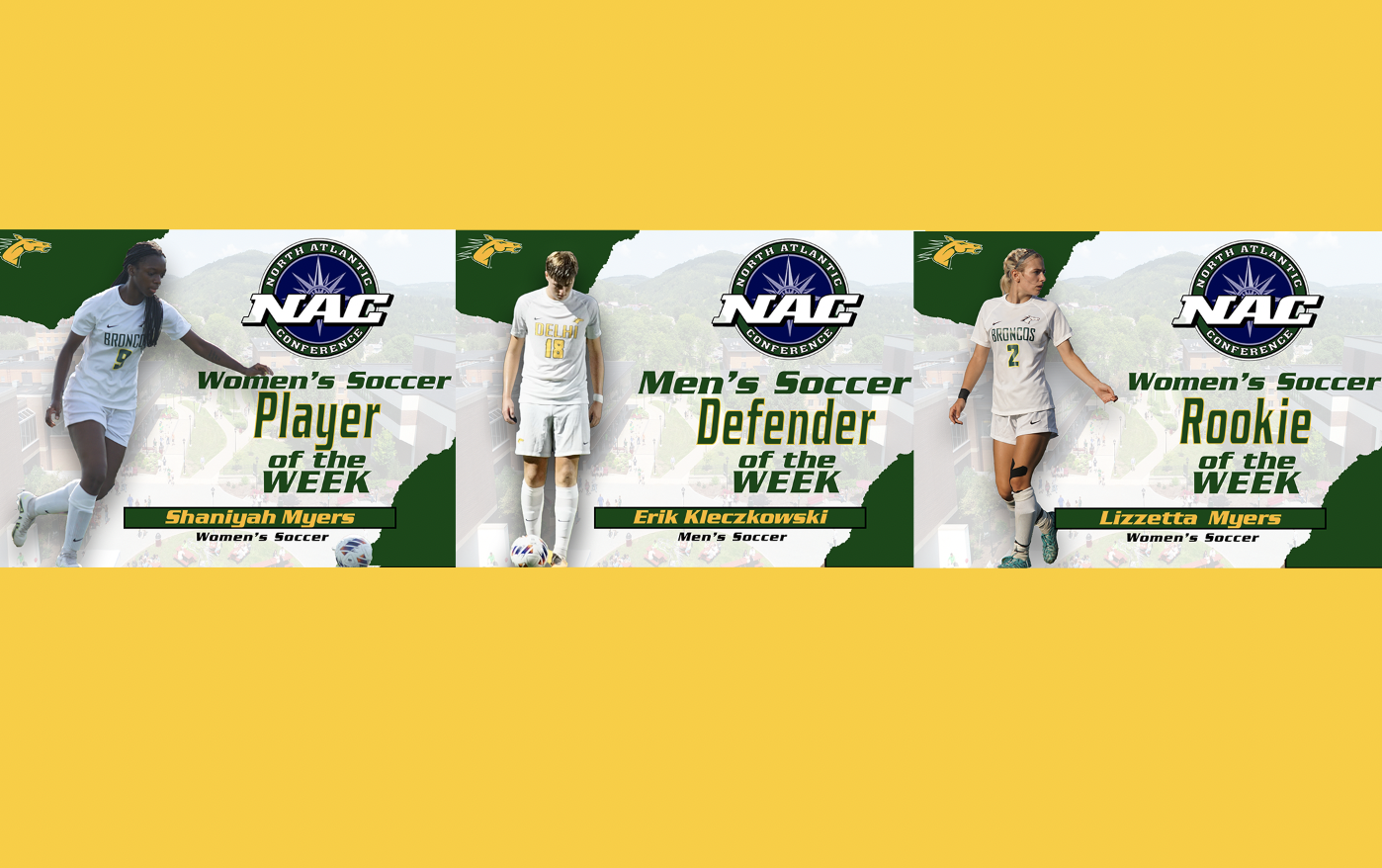 Delhi Soccer collects three North Atlantic Conference weekly awards (9/11)