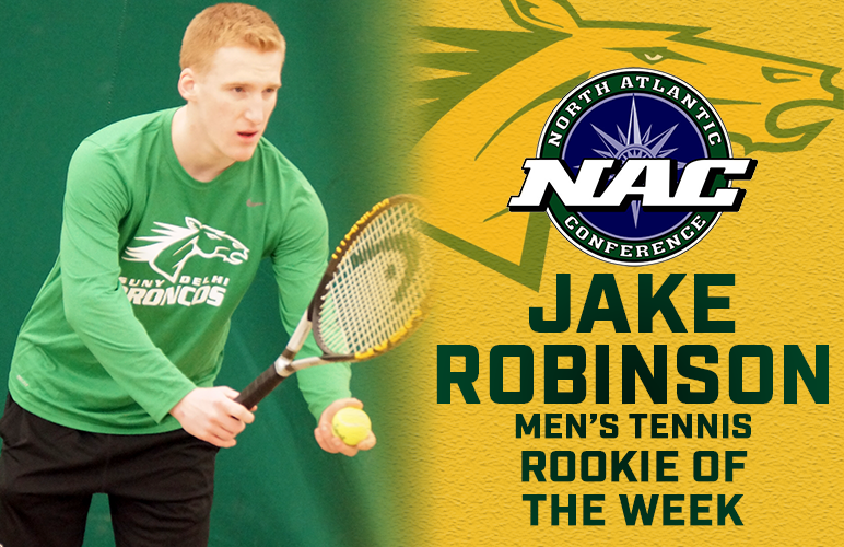 Jake Robinson Takes Perfect Conference Record to NAC Rookie of the Week