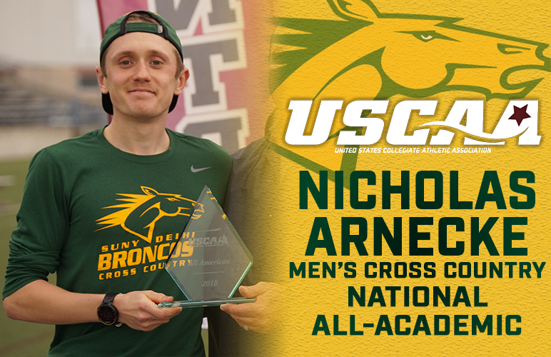 Arnecke Follows All-American Finish with Spot on USCAA National All-Academic Team