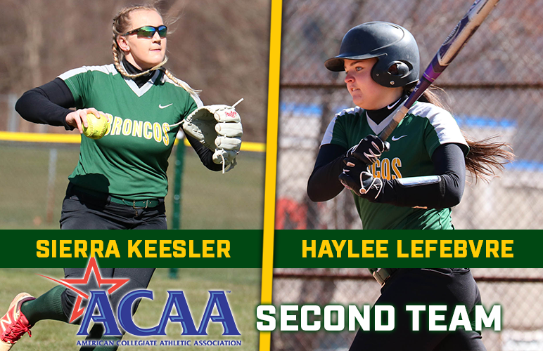Keesler, Lefebvre Honored All-ACAA Second Team