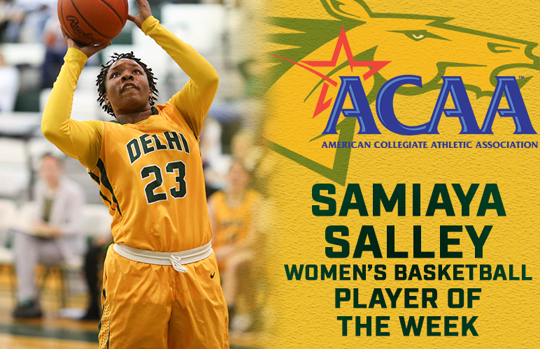 Salley's Career Week Earns Her ACAA Player of the Week