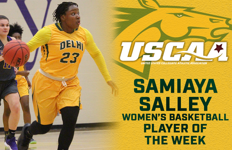 Samiaya Salley Receives First Career USCAA Player of the Week Award