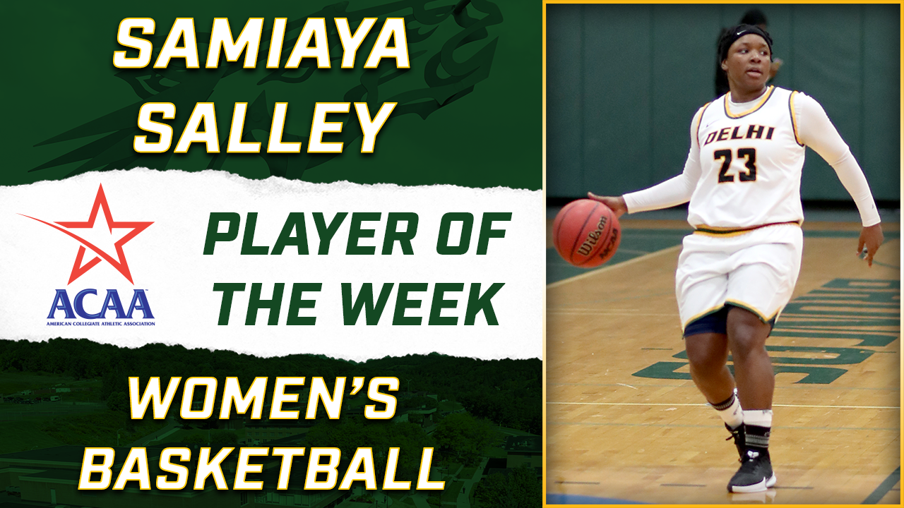 Salley Completes Extraordinary Career with ACAA Player of the Week