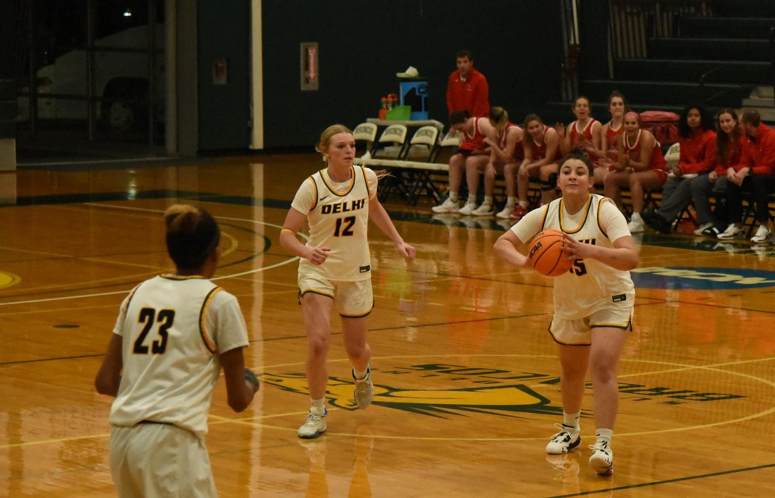 Delhi falls in an away game to Marywood University despite outscoring them in the paint