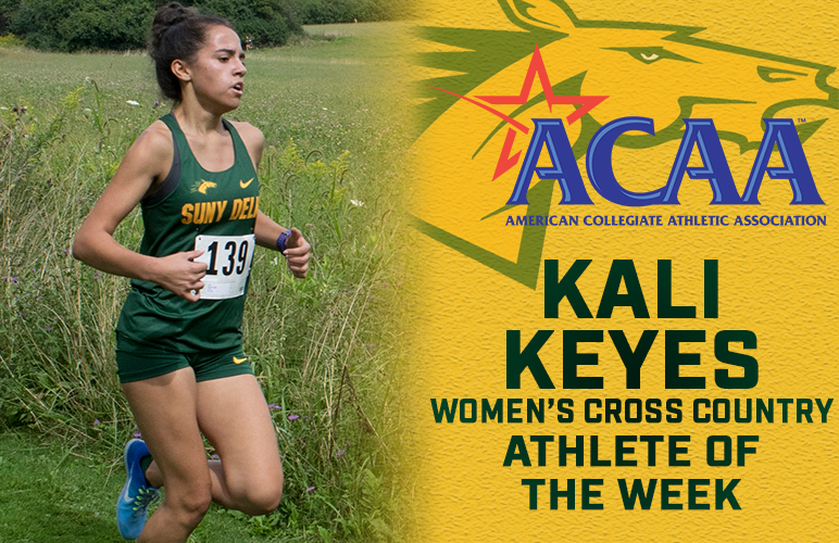 Kali Keyes Receives First Career ACAA Athlete of the Week