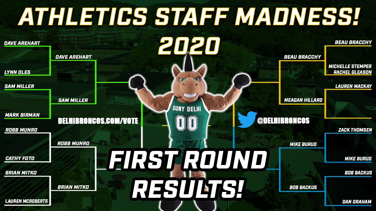Big Turnouts Leads to Satisfying First Round of SUNY Delhi Athletics Staff Madness