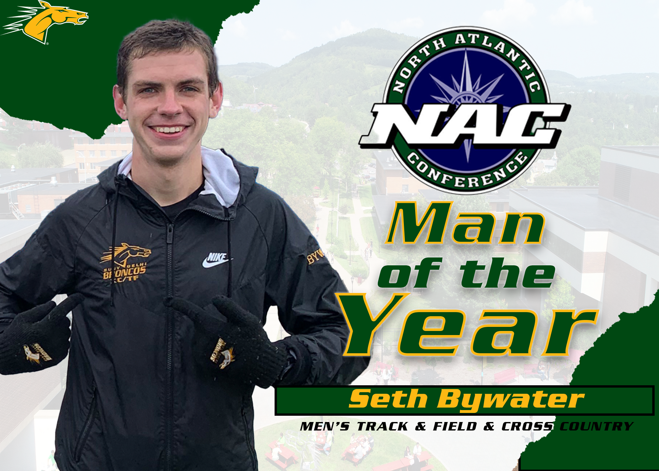 Seth Bywater named Delhi’s first ever NAC Man of the Year
