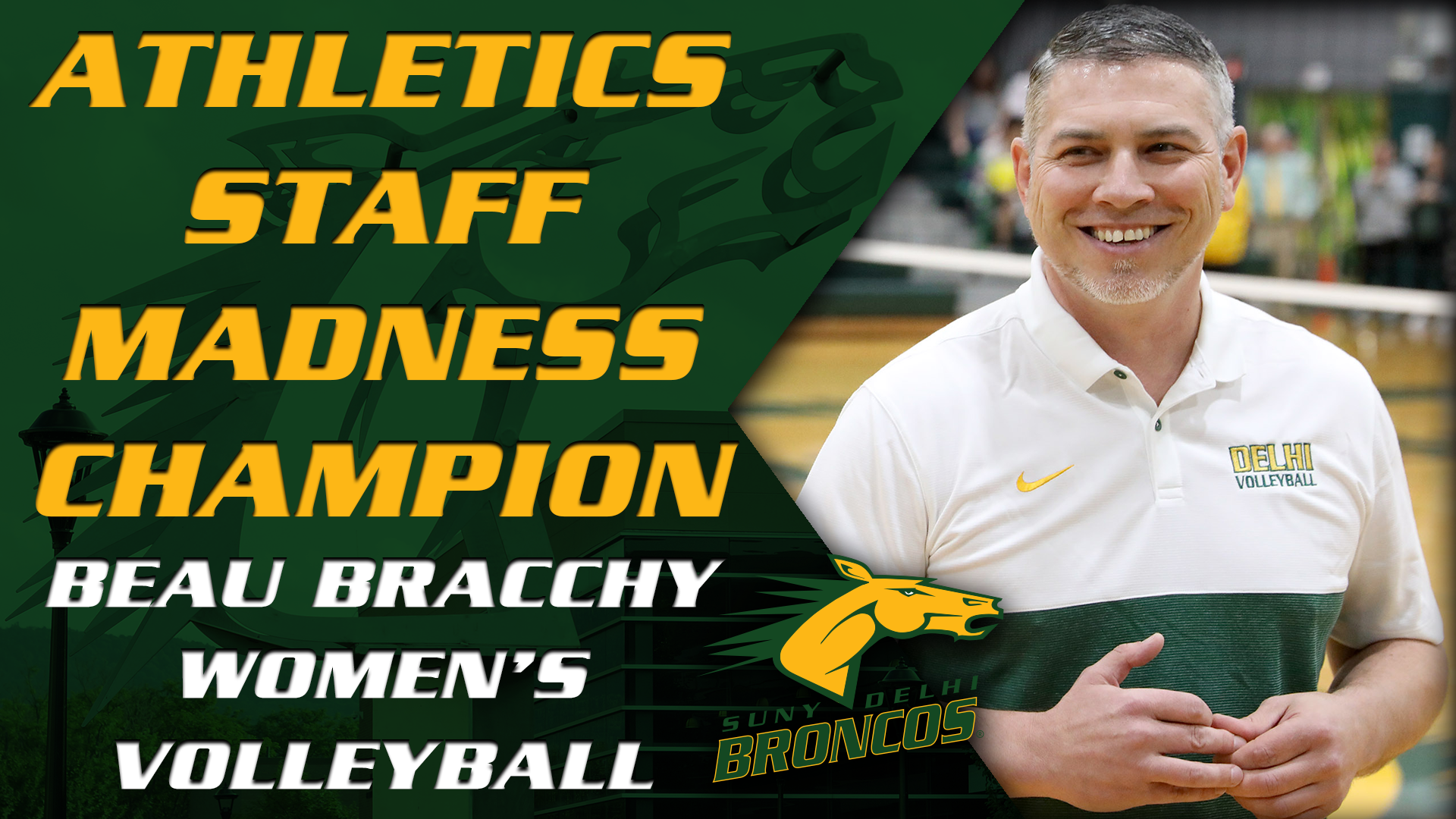 Bracchy Comes Out Victorious as Athletics Staff Madness Champion